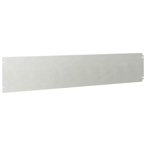 Raseneinfassung 10 Stk. 20 x 103 cm Edelstahl Silber
