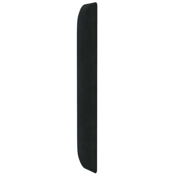 Kopfteil Ohr Schwarz 80 x 16 x 4 cm Samt