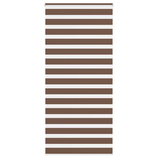 ARDEBO.de - Doppelrollo Braun 95x230 cm Stoffbreite 90,9 cm Polyester