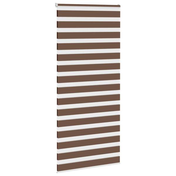 Doppelrollo Braun 95x230 cm Stoffbreite 90,9 cm Polyester