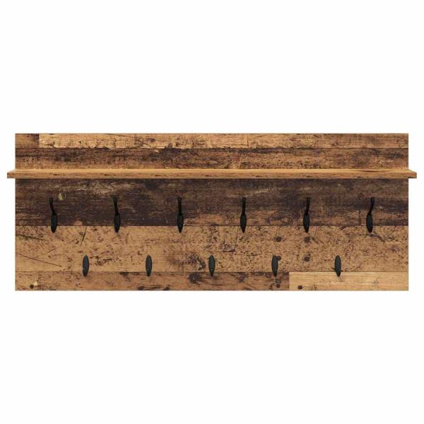 Wandmontierter nachttisch Wandhalterung Altholz Holzwerkstoff