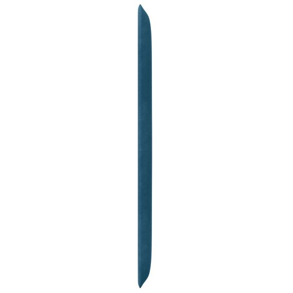 Kopfteil Ohr Blau 80 x 16 x 4 cm Samt
