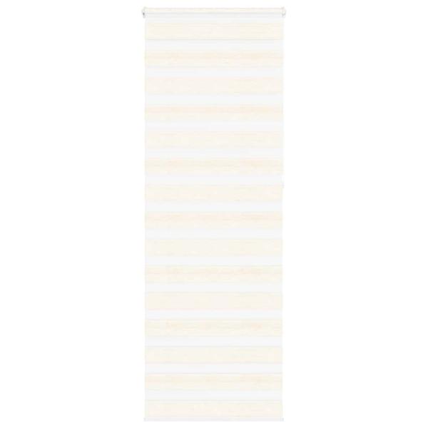 ARDEBO.de - Doppelrollo Marmorbeige 90x230 cm Stoffbreite 85,9 cm Polyester