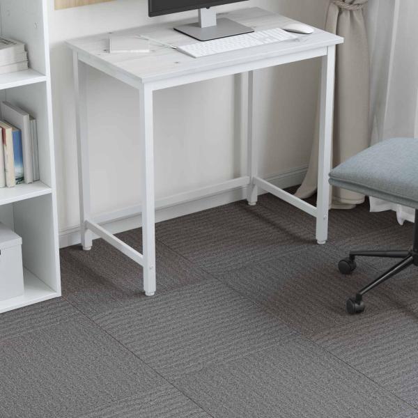 Teppichfliese Braun 50 x 50 cm 20 stk. PP und Bitumen