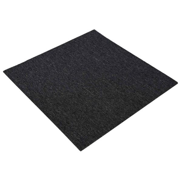 Teppichfliese Dunkelgrau 50 x 50 cm 36 stk. PP und Bitumen