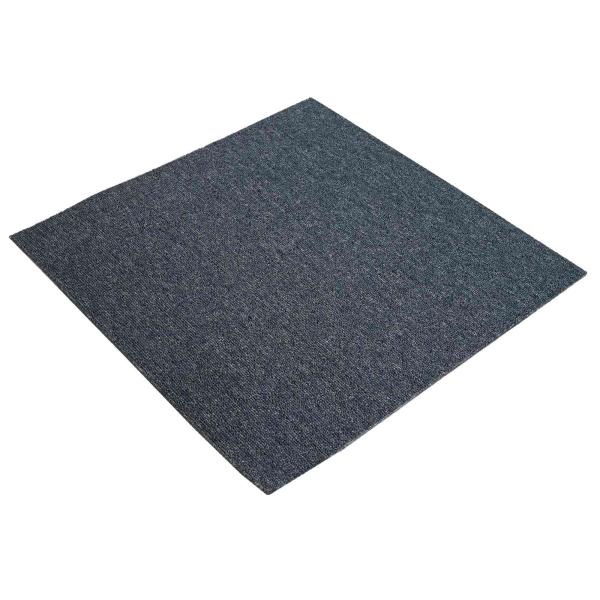 Teppichfliese Blaugrau 50 x 50 cm 36 stk. PP und Bitumen