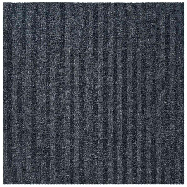 Teppichfliese Blaugrau 50 x 50 cm 36 stk. PP und Bitumen