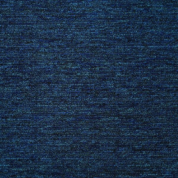 Teppichfliese Blau 50 x 50 cm 20 stk. PP und Bitumen