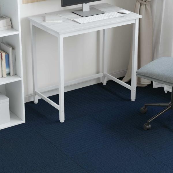 Teppichfliese Blau 50 x 50 cm 36 stk. PP und Bitumen
