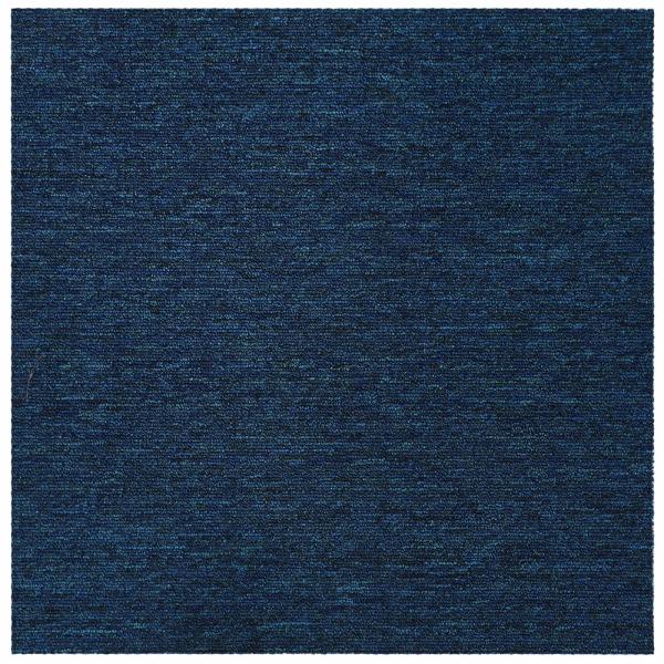 Teppichfliese Blau 50 x 50 cm 36 stk. PP und Bitumen