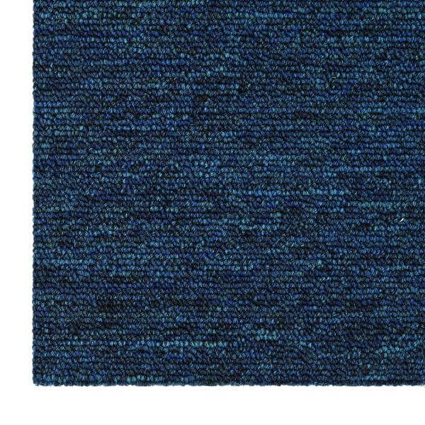 Teppichfliese Blau 50 x 50 cm 36 stk. PP und Bitumen
