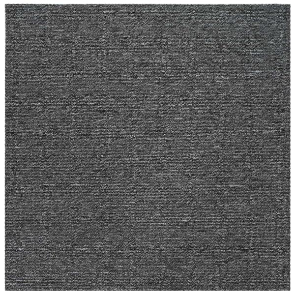 Teppichfliese Mittelgrau 50 x 50 cm 4 stk. PP und Bitumen