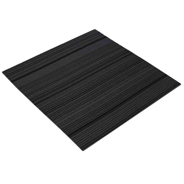 Teppichfliese Gestreift Hellgrau 50 x 50 cm 36 stk.