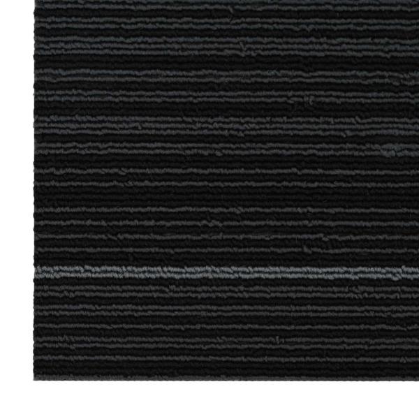 Teppichfliese Gestreift Dunkelgrau 50 x 50 cm 20 stk.