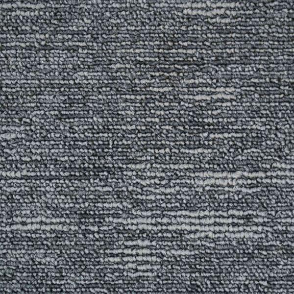 Teppichfliese Rockgrau 50 x 50 cm 4 stk. PP und Bitumen