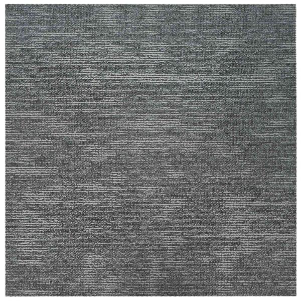 Teppichfliese Rockgrau 50 x 50 cm 36 stk. PP und Bitumen