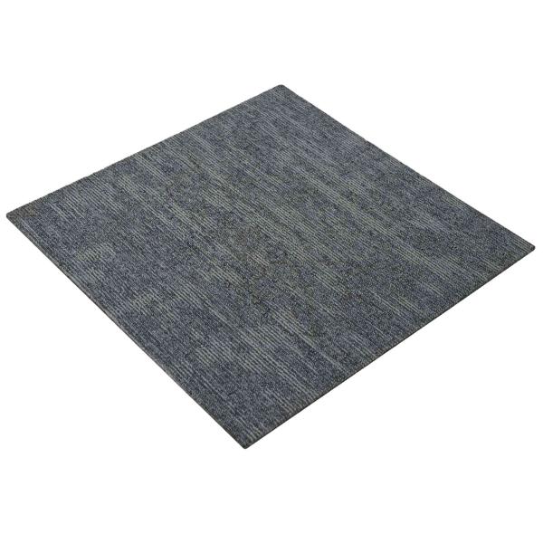 Teppichfliese Himmelgrau 50 x 50 cm 36 stk. PP und Bitumen