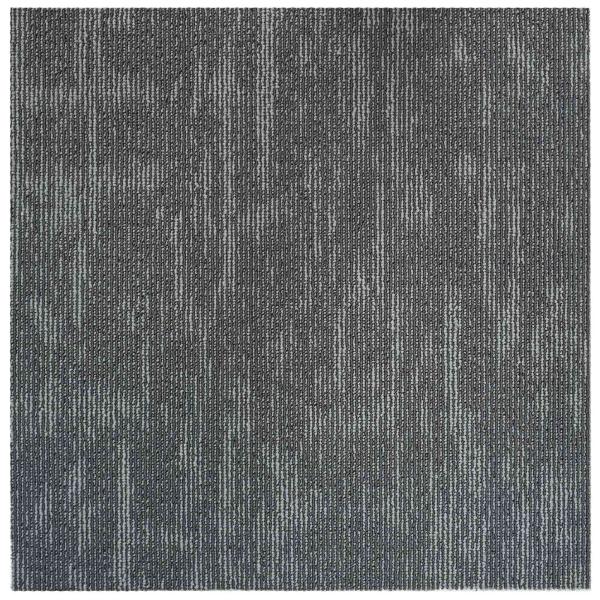 Teppichfliese Betongrau 50 x 50 cm 36 stk. PP und Bitumen