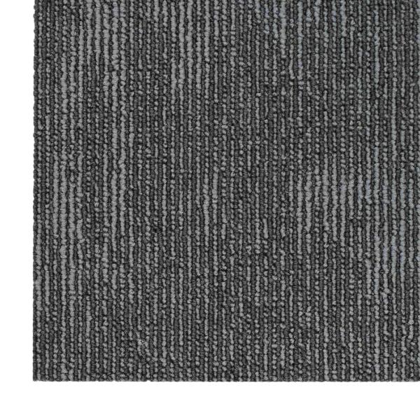 Teppichfliese Dunkelgrau 50 x 50 cm 4 stk. PP und Bitumen