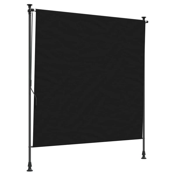 Outdoor Rollo Schwarz 150 x 270 cm