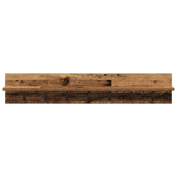 Wandmontierter nachttisch Wandhalterung Altholz Holzwerkstoff