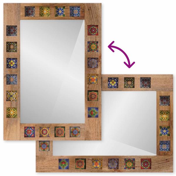 Badezimmermöbel-Set mit Schubladen 3 pcs Natur Massivholz Mango
