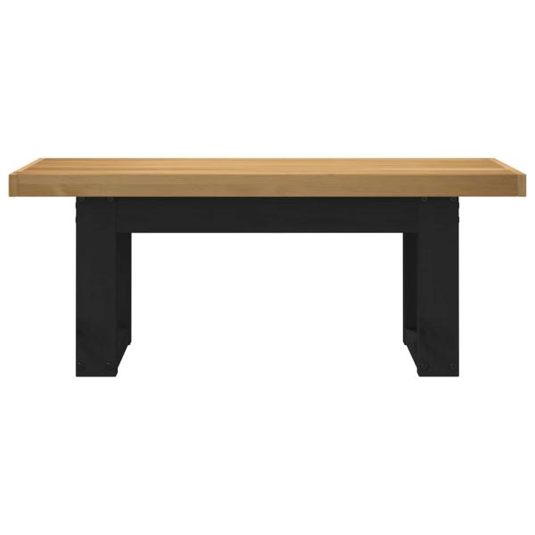 Esstischbank NOAIN 120 x 41 x 45 cm Massives Kiefernholz Natur