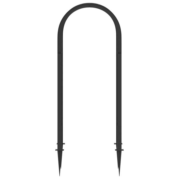 Rosenbogen mit Spitzen PP Anthrazit
