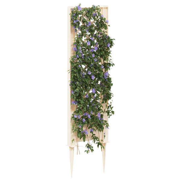 Trellis mit Spike PP Weiß