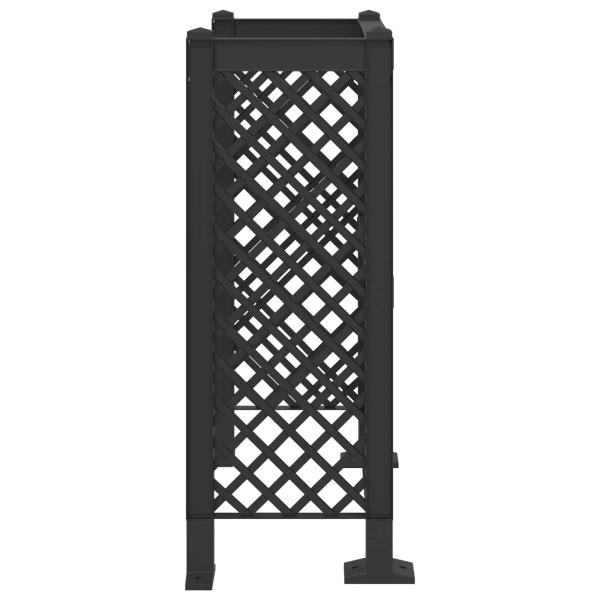Mülltonnengitter Anthrazit 123 x 47 x 114 cm PP