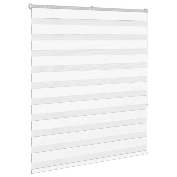 Doppelrollo Weiß 135x150 cm Stoffbreite 130,9 cm Polyester