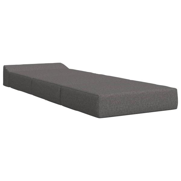 Klappsofa Bett Hellgrau 70 x 60 x 63 cm Stoff