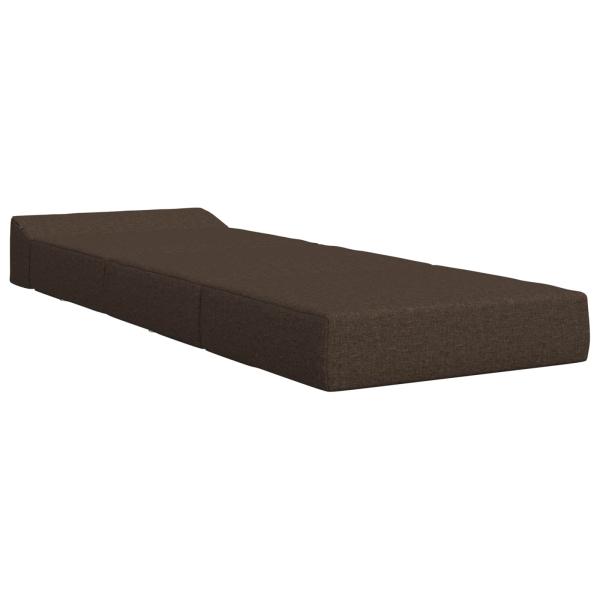 Klappsofa Bett Taupe 70 x 60 x 63 cm Stoff