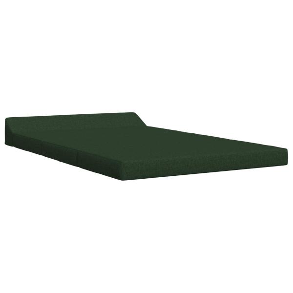 Klappsofa Bett Dunkelgrün 120 x 60 x 49 cm Stoff