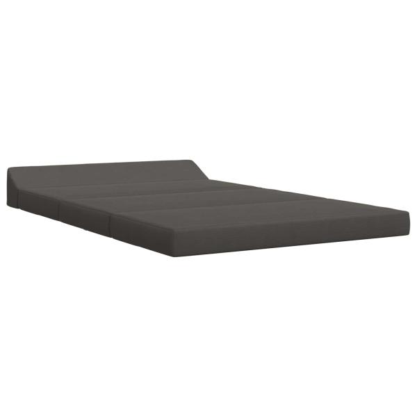 Klappsofa Bett Dunkelgrau 120 x 60 x 49 cm Stoff