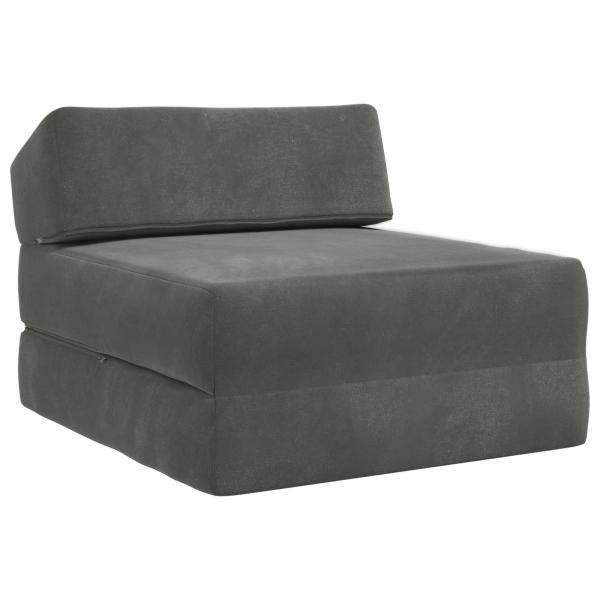 Klappsofa Bett Dunkelgrau 60 x 70 x 41 cm Stoff