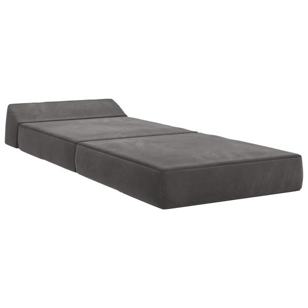 Klappsofa Bett Dunkelgrau 60 x 70 x 41 cm Stoff