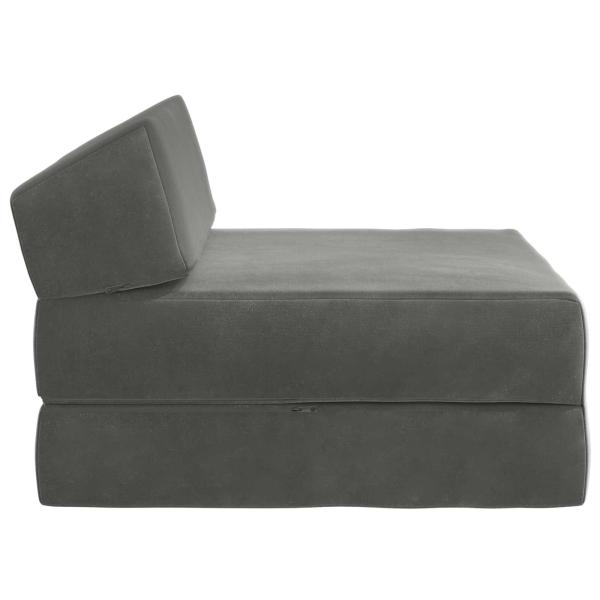 Klappsofa Bett Dunkelgrau 60 x 70 x 41 cm Stoff