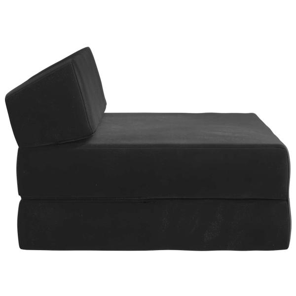 Klappsofa Bett Schwarz 60 x 70 x 41 cm Stoff