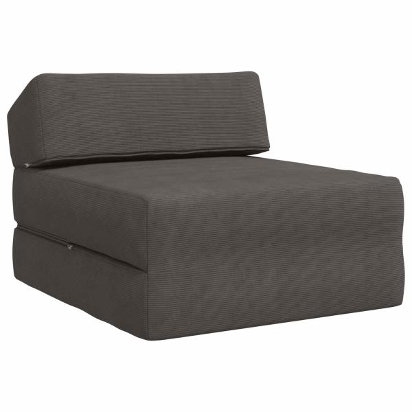 Klappsofa Bett Dunkelgrau 60 x 70 x 41 cm Stoff
