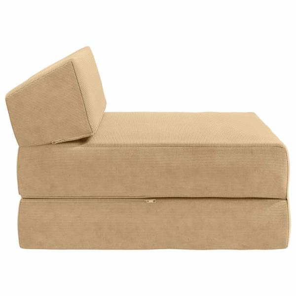 Klappsofa Bett Grün Grau 60 x 70 x 41 cm Stoff