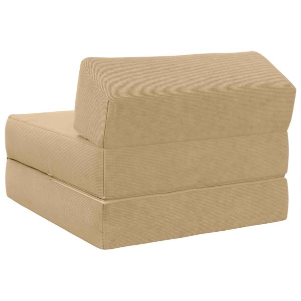 Klappsofa Bett Grün Grau 60 x 70 x 41 cm Stoff