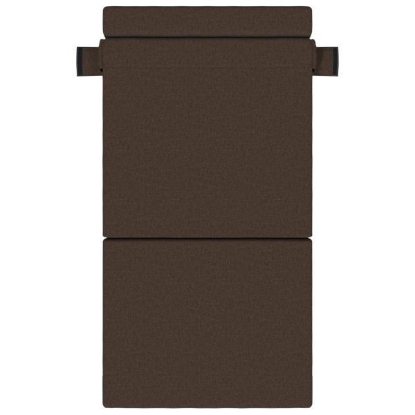 Klappsofa Bett Taupe 70 x 72 x 60 cm Stoff