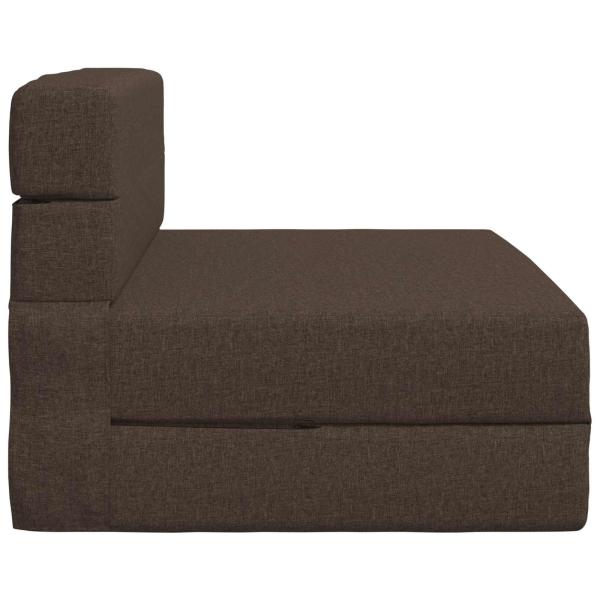 Klappsofa Bett Taupe 70 x 72 x 60 cm Stoff