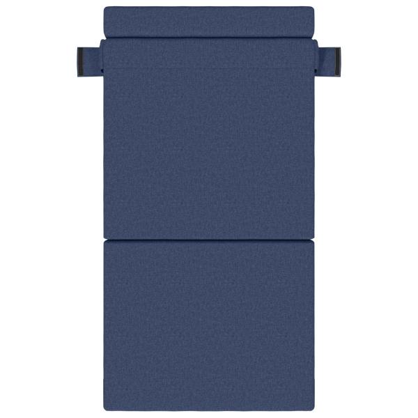 Klappsofa Bett Blau 70 x 72 x 60 cm Stoff