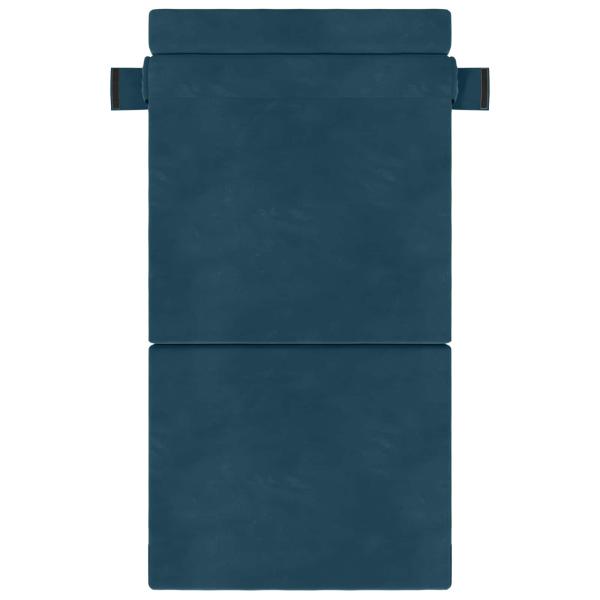 Klappsofa Bett Blau 70 x 72 x 60 cm Stoff