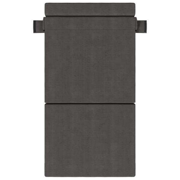 Klappsofa Bett Dunkelgrau 70 x 72 x 60 cm Stoff
