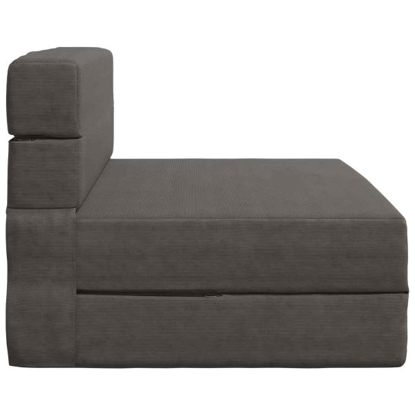 Klappsofa Bett Dunkelgrau 70 x 72 x 60 cm Stoff