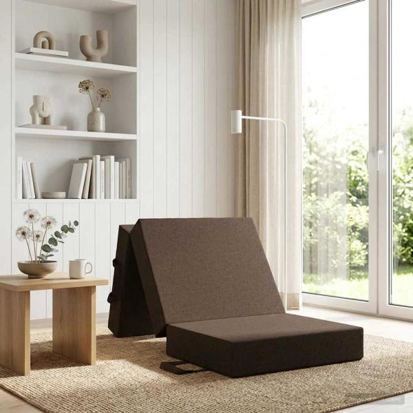 ARDEBO.de - Klappsofa Bett 75 x 63 x 45 cm Taupe