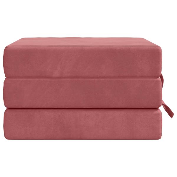 Klappsofa Bett 75 x 63 x 45 cm Rosa